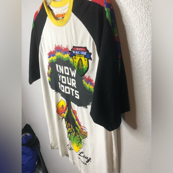 Blac Leaf Know Your Roots Tee Shirt Men Size Small - Picture 4 of 11